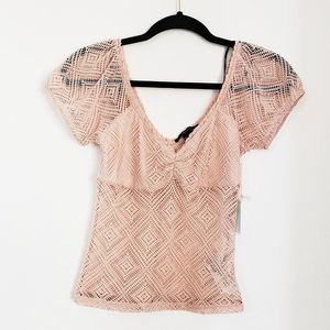 Forever 21 Sunny Spot Collection Crochet Crop Top